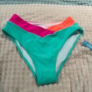 Popvil high waisted bikini bottom